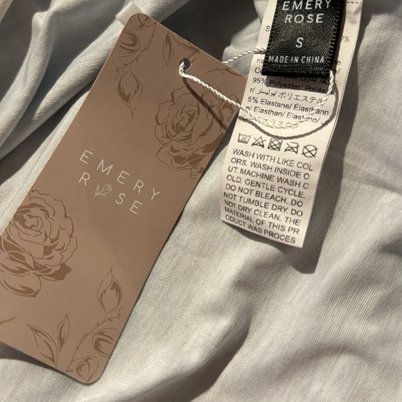 Bunny rabbit T shirt top teacher v-neck womens S blouse spring emery rose spring - Picture 4 of 4